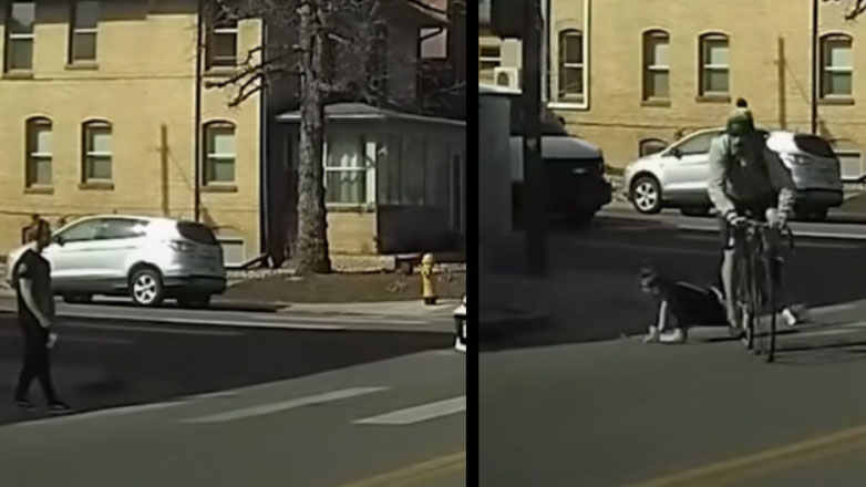 Να σου δίνει προτεραιότητα το αμάξι και να σε «πατάει» ποδηλάτης