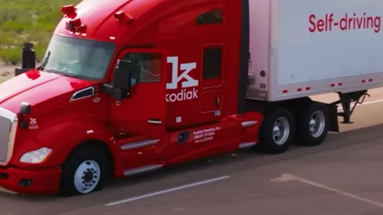 Πώς αντιδράει ένα αυτόνομο φορτηγό σε κλατάρισμα ελαστικού;