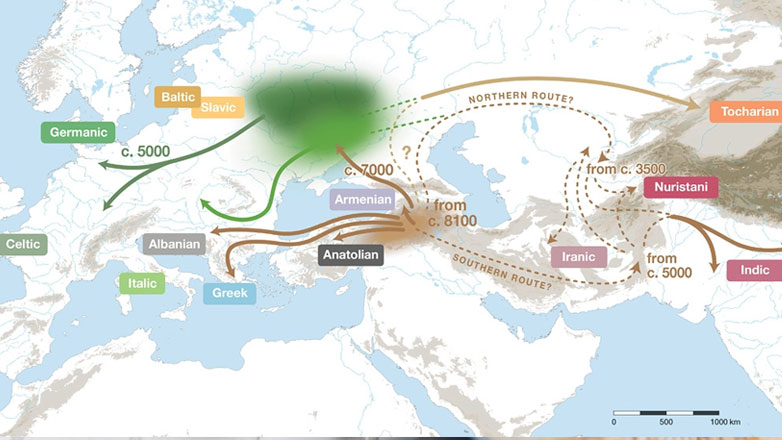 Η κοιτίδα της ινδοευρωπαϊκής γλώσσας εντοπίστηκε νότια του Καυκάσου- Δημιουργήθηκε πριν 8.100 χρόνια