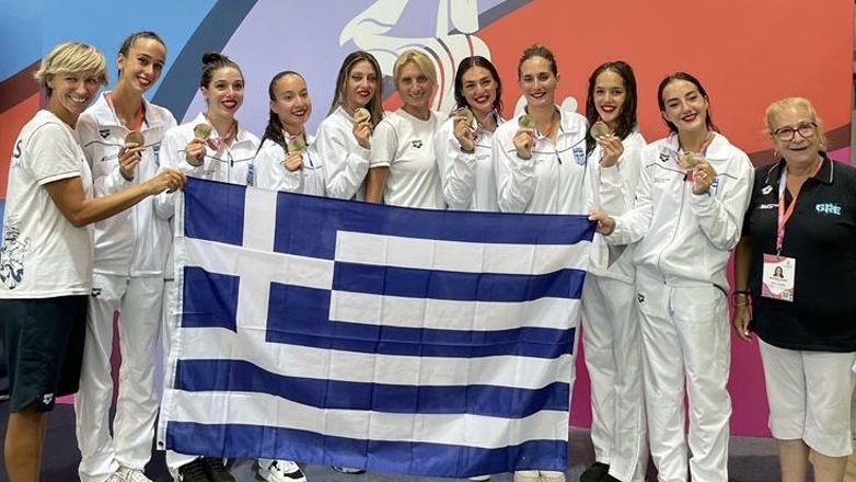 Καλλιτεχνική κολύμβηση: Χάλκινο μετάλλιο στο Acrobatic Routine για την Ελλάδα!