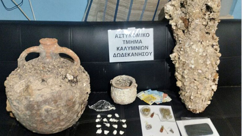 Συλλήψεις για ναρκωτικά και αρχαία στην Κάλυμνο