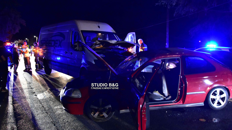 Σοβαρό τροχαίο με πέντε τραυματίες στο Ναύπλιο