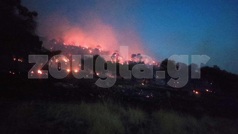 Ολονύχτια μάχη με τις φλόγες στον Ασπρόπυργο – Υπό μερικό έλεγχο το μέτωπο