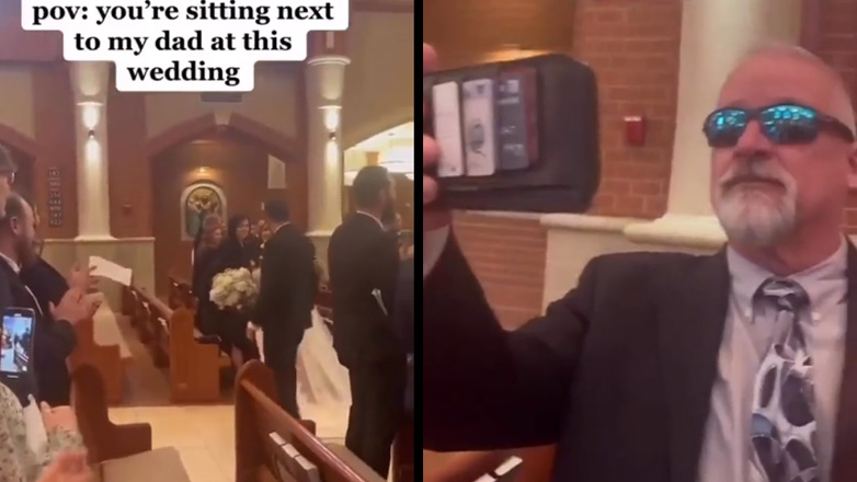 Τραβώντας βίντεο στον γάμο