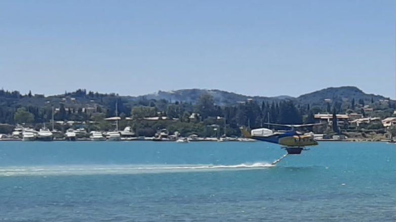 Κέρκυρα: Πυρκαγιά στον Ακροκέφαλο Τεμπλονίου