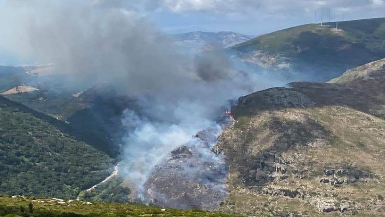 Ενισχύθηκαν οι δυνάμεις της Πυροσβεστικής για την πυρκαγιά στην Κάρυστο