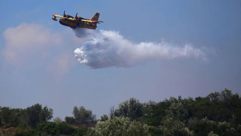 Σε ύφεση η πυρκαγιά στη Σκιάθο