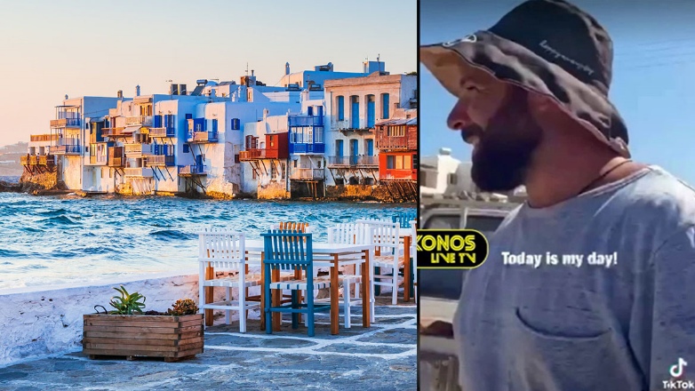 Διάσημος TikToker έδωσε δώρο σε Μυκονιάτη οδηγό φορτηγού 1.000 ευρώ και διαμονή σε πολυτελές ξενοδοχείο!