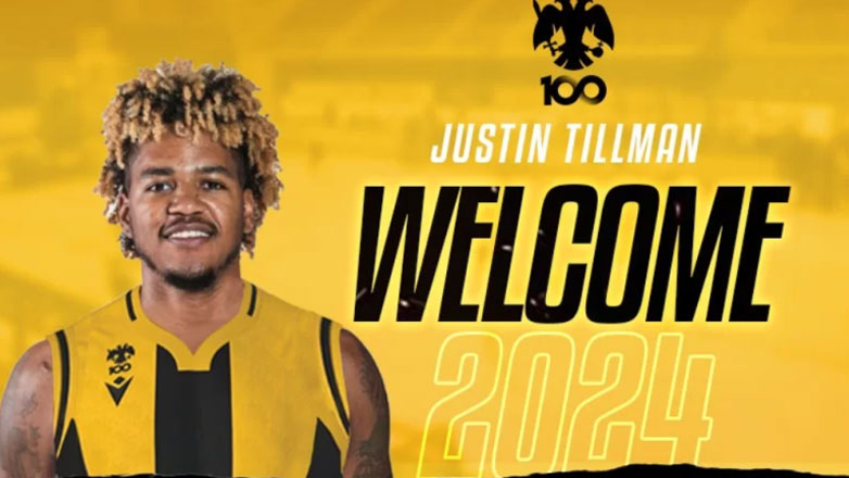 Μπάσκετ: Ανακοίνωσε τον Τζάστιν Τίλμαν η ΑΕΚ