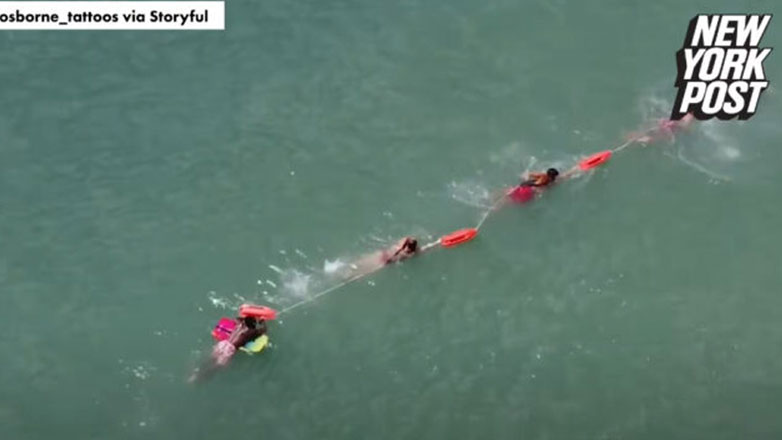 Συγκλονιστική διάσωση στη Φλόριντα καταγράφηκε από το drone