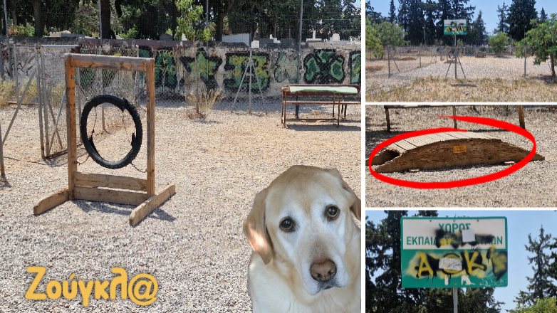 Στο έλεος της αδιαφορίας των αρμοδίων το πάρκο σκύλων στην Ελευσίνα