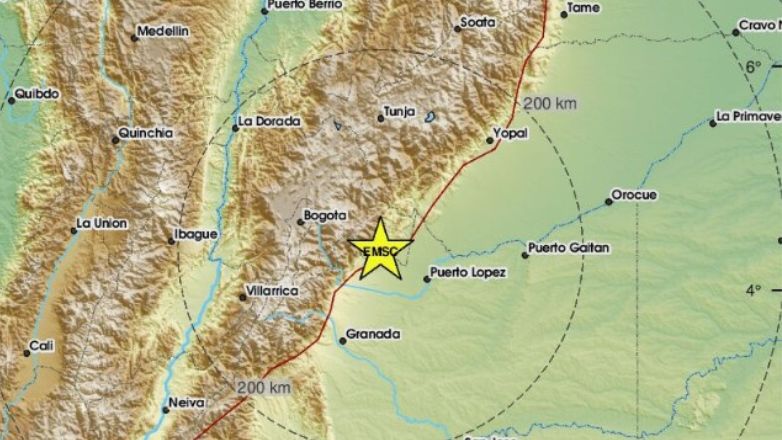 Κολομβία: Σεισμός 6,3 ρίχτερ κοντά στην πρωτεύουσα Μπογοτά Κολομβία: Σεισμός 6,3 ρίχτερ κοντά στην πρωτεύουσα Μπογοτά