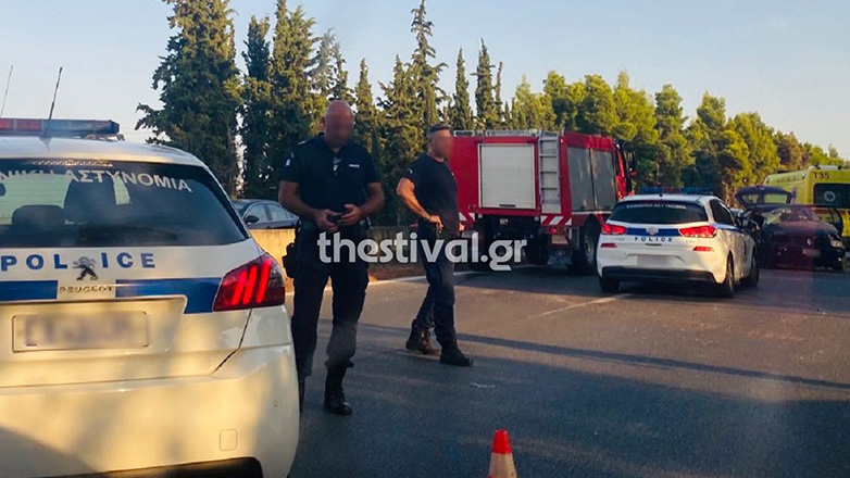 Θεσσαλονίκη: Τροχαίο με τέσσερις τραυματίες και εκτροπή κυκλοφορίας στο ύψος της Καρδίας