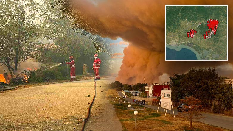 Νέες εκκενώσεις οικισμών στην Αλεξανδρούπολη