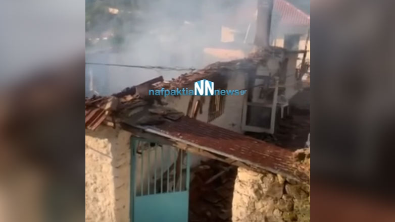 Τραγωδία στον Πλάτανο Ναυπακτίας – Ηλικιωμένο ζευγάρι κάηκε μέσα στο σπίτι του