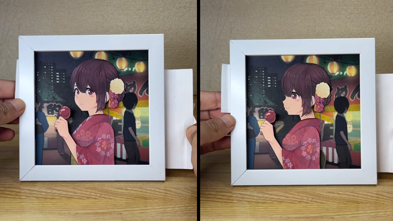 Κινούμενη εικόνα σε κορνίζα