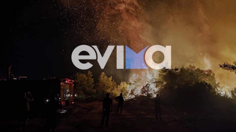 Εύβοια: Νύχτα αγωνίας στα Ψαχνά – Τρία ενεργά πύρινα μέτωπα 