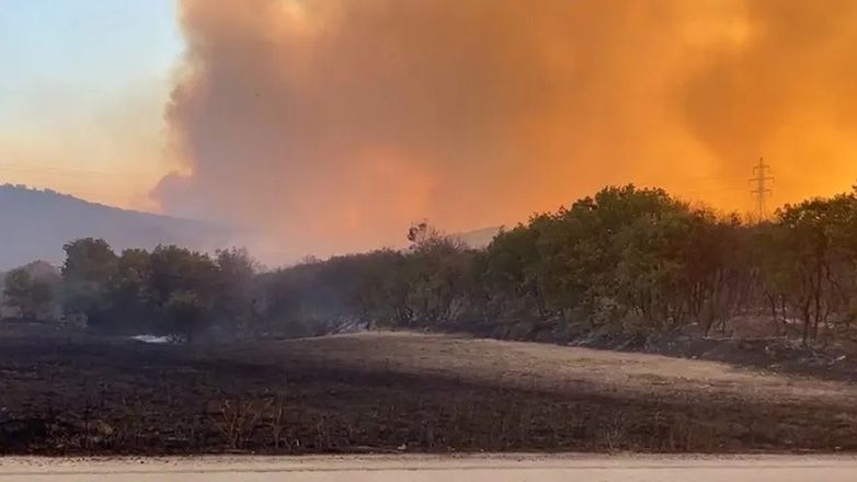 Φωτιά στη Βοιωτία: Εκκενώθηκαν 4 χωριά στο Δίστομο