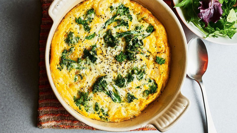 Υγιεινή ομελέτα με μπρόκολο