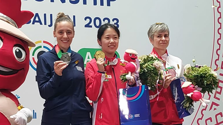 Παγκόσμιο πρωτάθλημα σκοποβολής: «Ασημένια» η Κορακάκη στα 25μ σταθερού στόχου