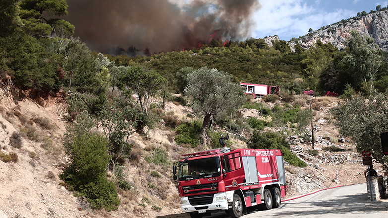 Νέο μέτωπο φωτιάς στον Αυλώνα