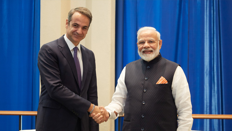 Συνάντηση Μητσοτάκη-Μόντι: Στόχος να καταστεί η Ελλάδα πύλη της Ινδίας προς την Ευρώπη