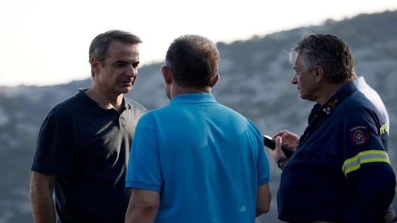 Την Πάρνηθα επισκέφθηκε ο πρωθυπουργός