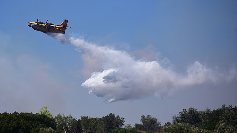 Μεγάλη φωτιά στη Ροδόπη