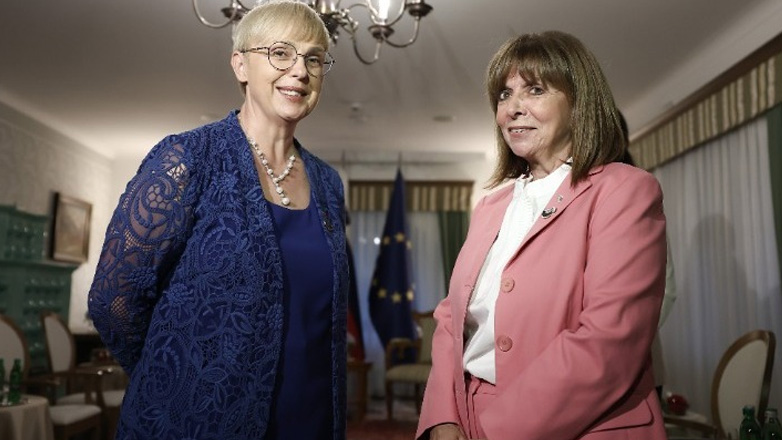 Συνάντηση Σακελλαροπούλου με την πρόεδρο της Σλοβενίας στο περιθώριο του Bled Strategic Forum