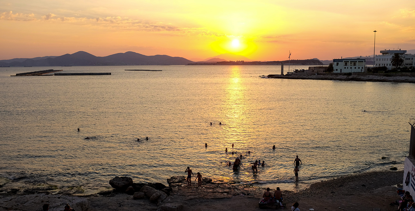 Δύση του Ήλιου στην Καστέλλα