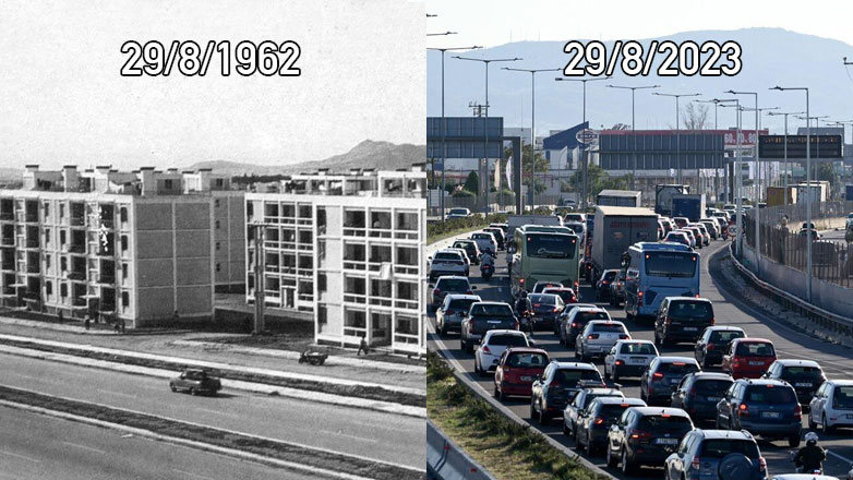 Τα εγκαίνια της Εθνικής οδού Αθηνών Λαμίας έγιναν πριν 61 χρόνια στο ύψος της Νέας Φιλαδέλφειας