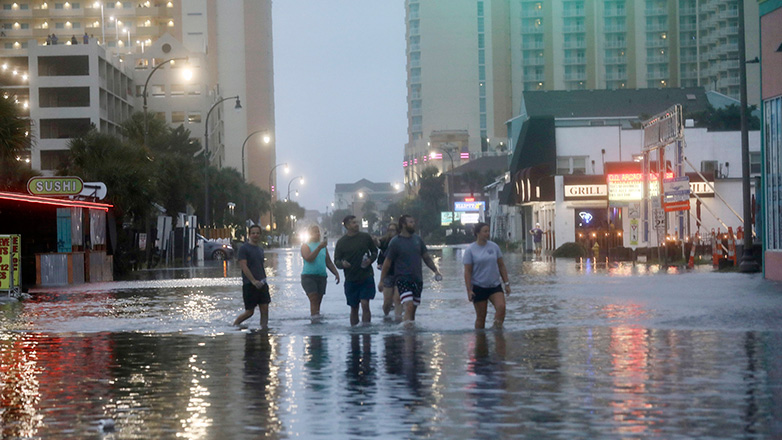 ΗΠΑ: Η καταιγίδα «Ιντάλια» συνεχίζει την πορεία της προς τα νοτιοανατολικά