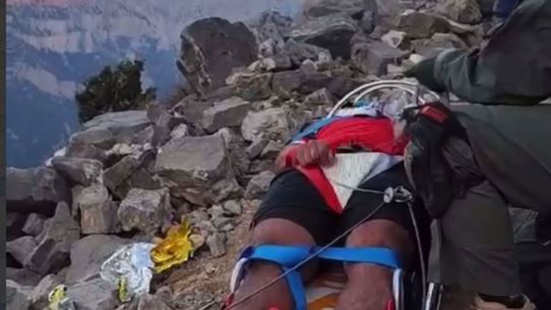 Χανιά: Βίντεο από τη στιγμή της διάσωσης 29χρονου πεζοπόρου με ελικόπτερο