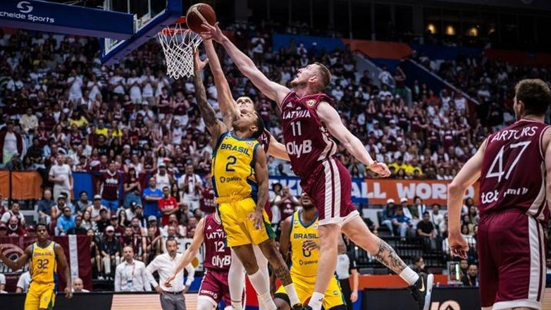 Μουντομπάσκετ: Πανηγυρικά στην οκτάδα η Λετονία, 104-84 τη Βραζιλία