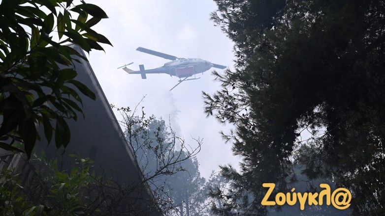 Μια προσαγωγή υπόπτου για εμπρησμό στη Σταμάτα