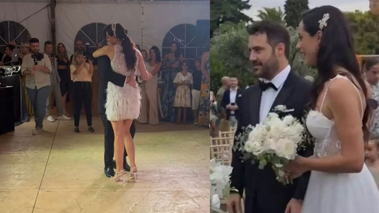 Ευαγγελία Συριοπούλου – Στράτος Πατσατζής: Δείτε όλα όσα έγιναν στη γαμήλια δεξίωση!