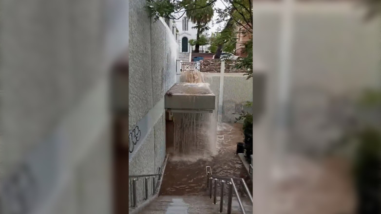 Κλειστός ο σταθμός «Ευαγγελισμός» του Μετρό – Συνεχίζεται η απάντληση υδάτων και ο καθαρισμός του σταθμού