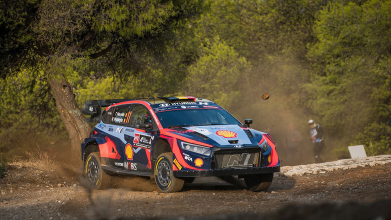 ΕΚΟ Ράλλυ Ακρόπολις: Με διαφορά 2.8’’ προηγούνται οι Βέλγοι Neuville- Wydaeghe ( Hyundai i20 Ν Rally1)