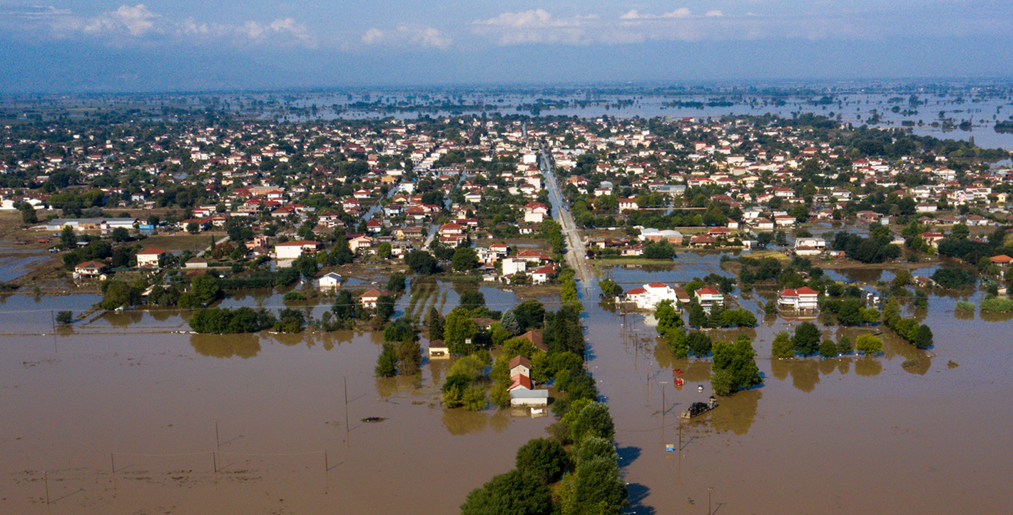 Το καταστροφικό πέρασμα της κακοκαιρίας «Daniel»