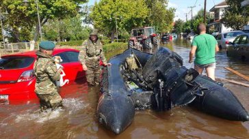 Πάνω από 2.000 πολίτες στη Θεσσαλία έχουν απεγκλωβιστεί με τη συνδρομή των Ενόπλων Δυνάμεων