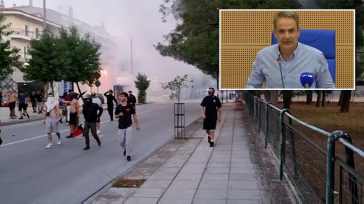 Λάρισα: Επεισόδια κατά την άφιξη του Κ. Μητσοτάκη στο Συντονιστικό Κέντρο -Τραυματίστηκε αστυνομικός- Ευρεία χρήση χημικών και κρότου -λάμψης