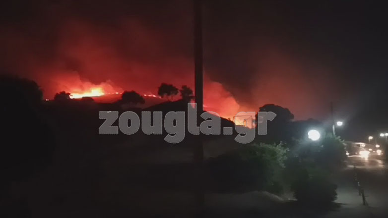 Φωτιά στη Σκάλα Κεφαλονιάς