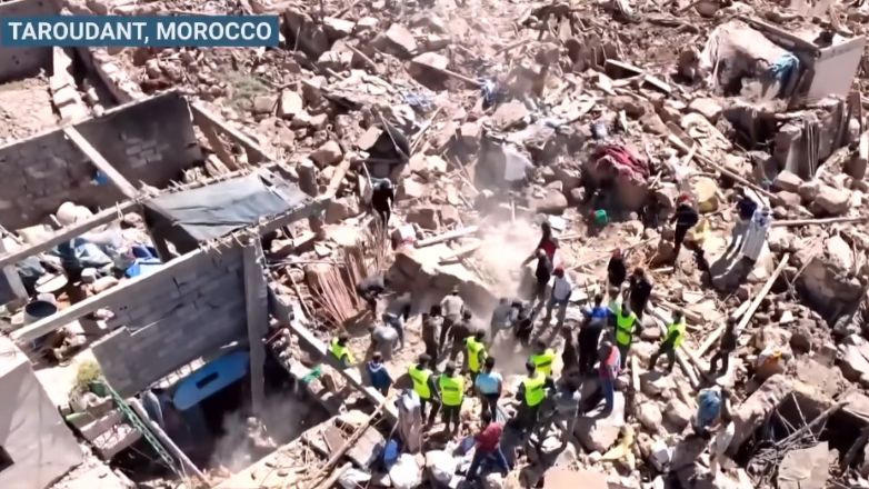 Η ανείπωτη καταστροφή στο Μαρόκο από ψηλά