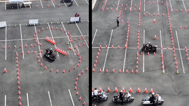 Αστυνομικοί πρέπει να περάσουν αυτό το τεστ οδήγησης για να πάρουν δίπλωμα