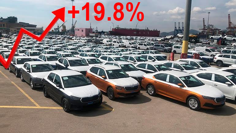 Το 20% άγγιξε τον Αύγουστο η αύξηση στις ταξινομήσεις νέων Ι.Χ