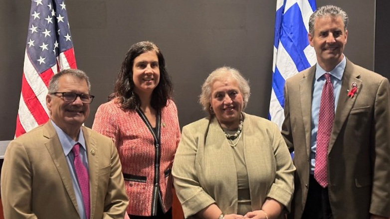 Αποχαιρετιστήρια εκδήλωση στο Κογκρέσο προς τιμήν της υφυπουργού Εξωτερικών Αλεξάνδρας Παπαδοπούλου