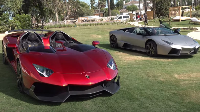 Οπτασία η μοναδική στον κόσμο Lamborghini Aventador J