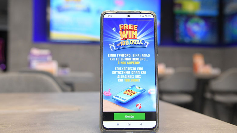 Το FREEWIN σου δίνει για πρώτη φορά την ευκαιρία να κερδίσεις έως και 100.000 ευρώ εντελώς δωρεάν