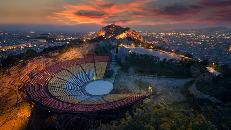 Το νέο Θέατρο του Λυκαβηττού μέσα από ένα timelapse βίντεο