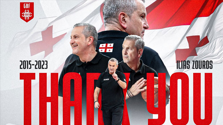 Μπάσκετ: «Τέλος» από την Εθνική Γεωργίας ο Ηλίας Ζούρος